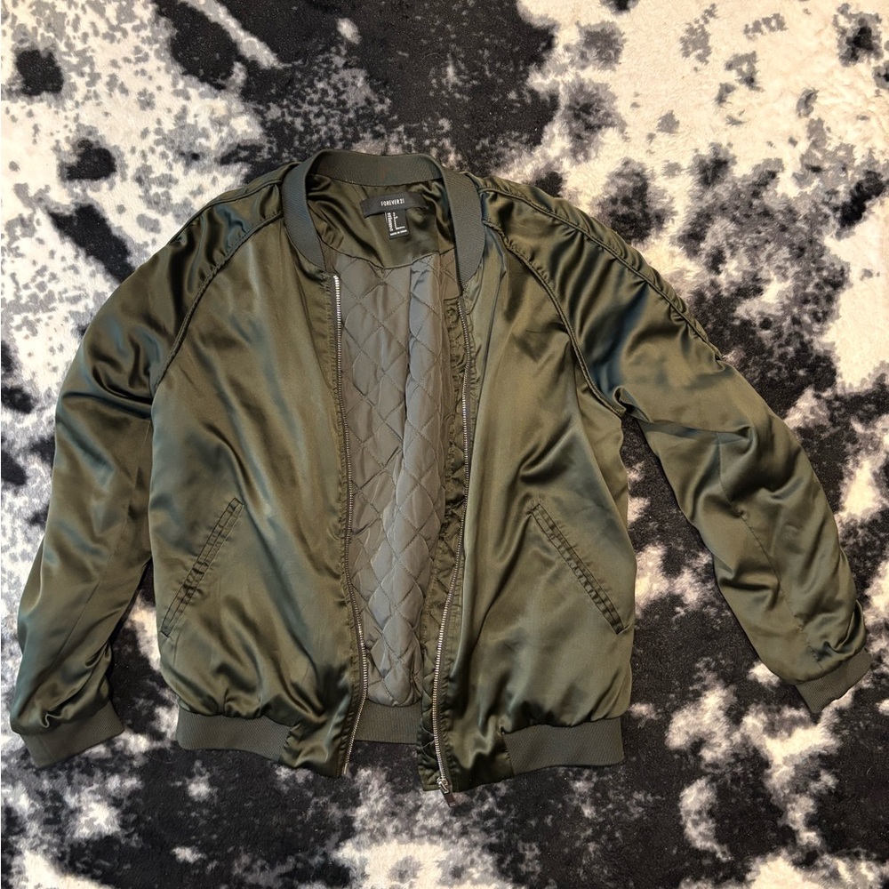 Silky Green Jacket